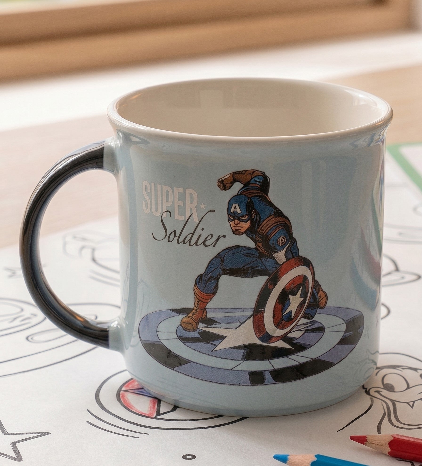 Disney Avengers Super Soldier Pebble Coffee & Milk Mug – 1 Piece