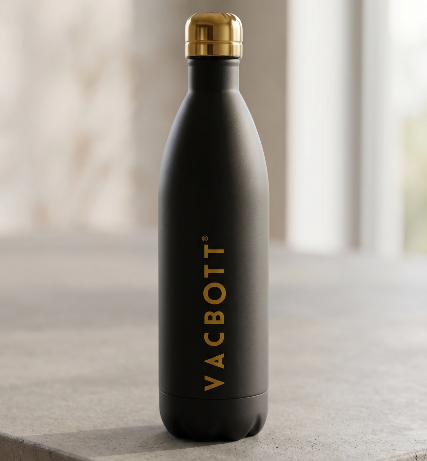 Vacbott Stark Vacuum Insulated Double Walled Water Bottle 18 Hrs Hot & 24 Hrs Cold Stainless Steel Flask, BIS Certified, 500ml