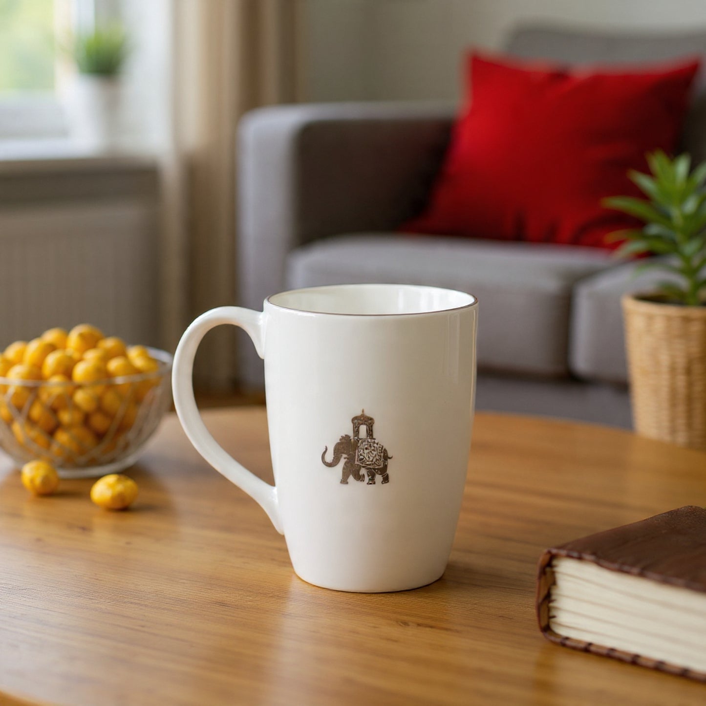 JCPL Orion Clark Matang Porcelain Milk Mug, 280 ml 1 Pcs