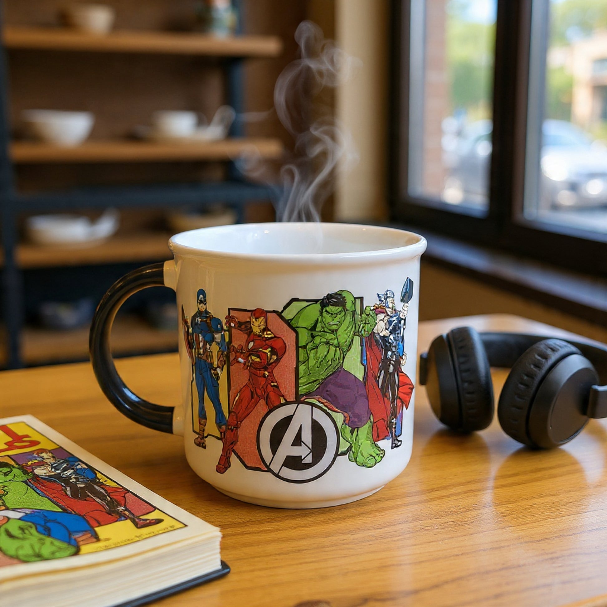 Disney Marvel Avengers Assemble Pebble Coffee & Milk Mug – 1 Piece