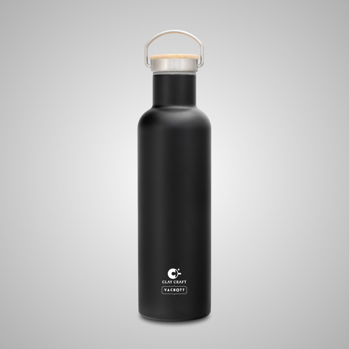 Vacbott Hiker Combo Set Double Walled 24 Hours Hot and Cold Water Bottle, BIS Certified, 700ml, with Single Walled Victor Mug (2 Pcs)