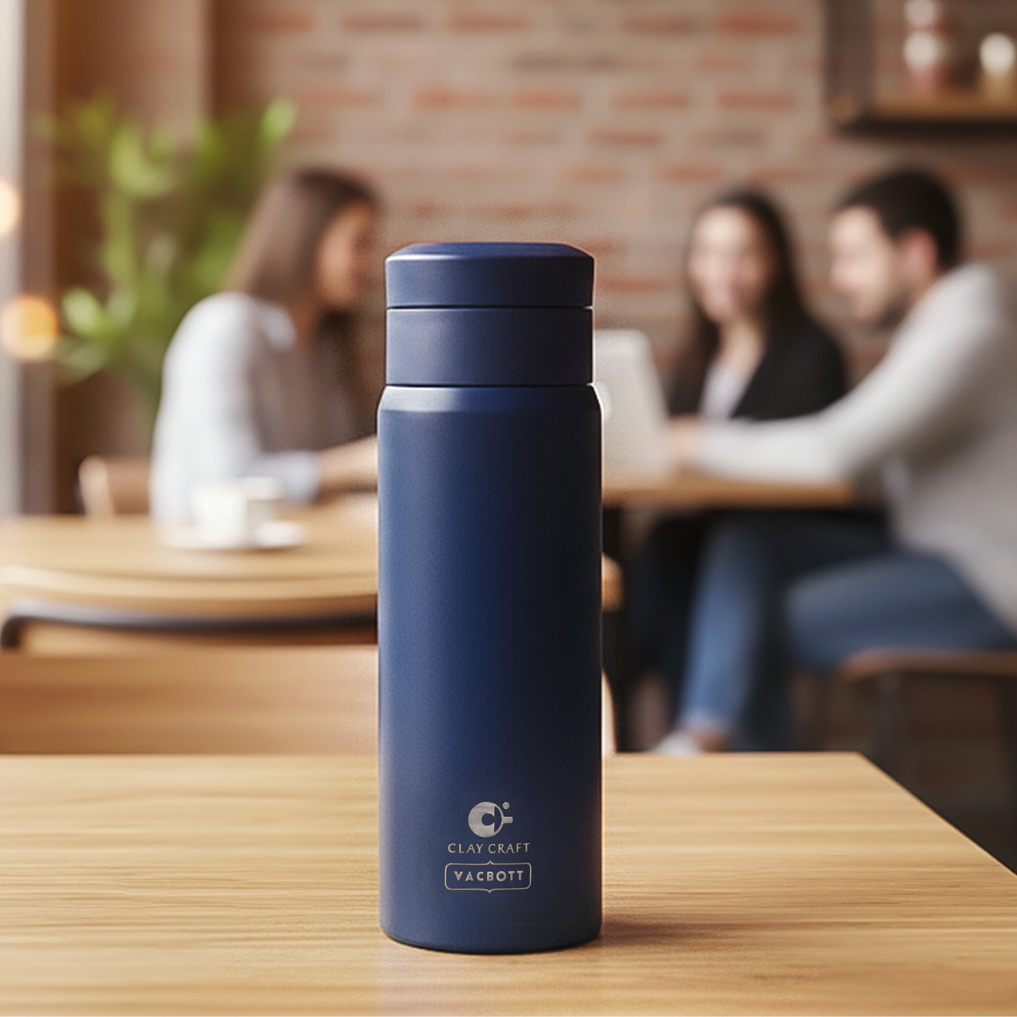 Vacbott Legend Apex One-Touch Lid Vacuum Insulated Double Walled Water Bottle 18 Hrs Hot & 24 Hrs Cold Stainless Steel Flask, BIS Certified, 550ml