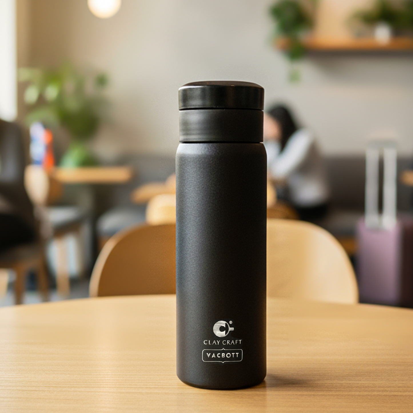 Vacbott Vacuum Bottle Legend Apex | One-Touch Lid | 24-Hour Hot & Cold 550ml| BIS Certified