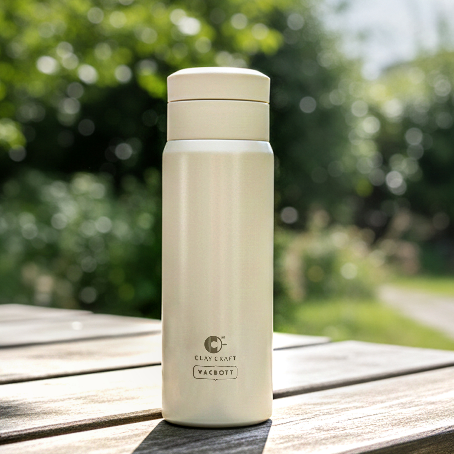 Vacbott Legend Apex One-Touch Lid Vacuum Insulated Double Walled Water Bottle 18 Hrs Hot & 24 Hrs Cold Stainless Steel Flask, BIS Certified, 550ml