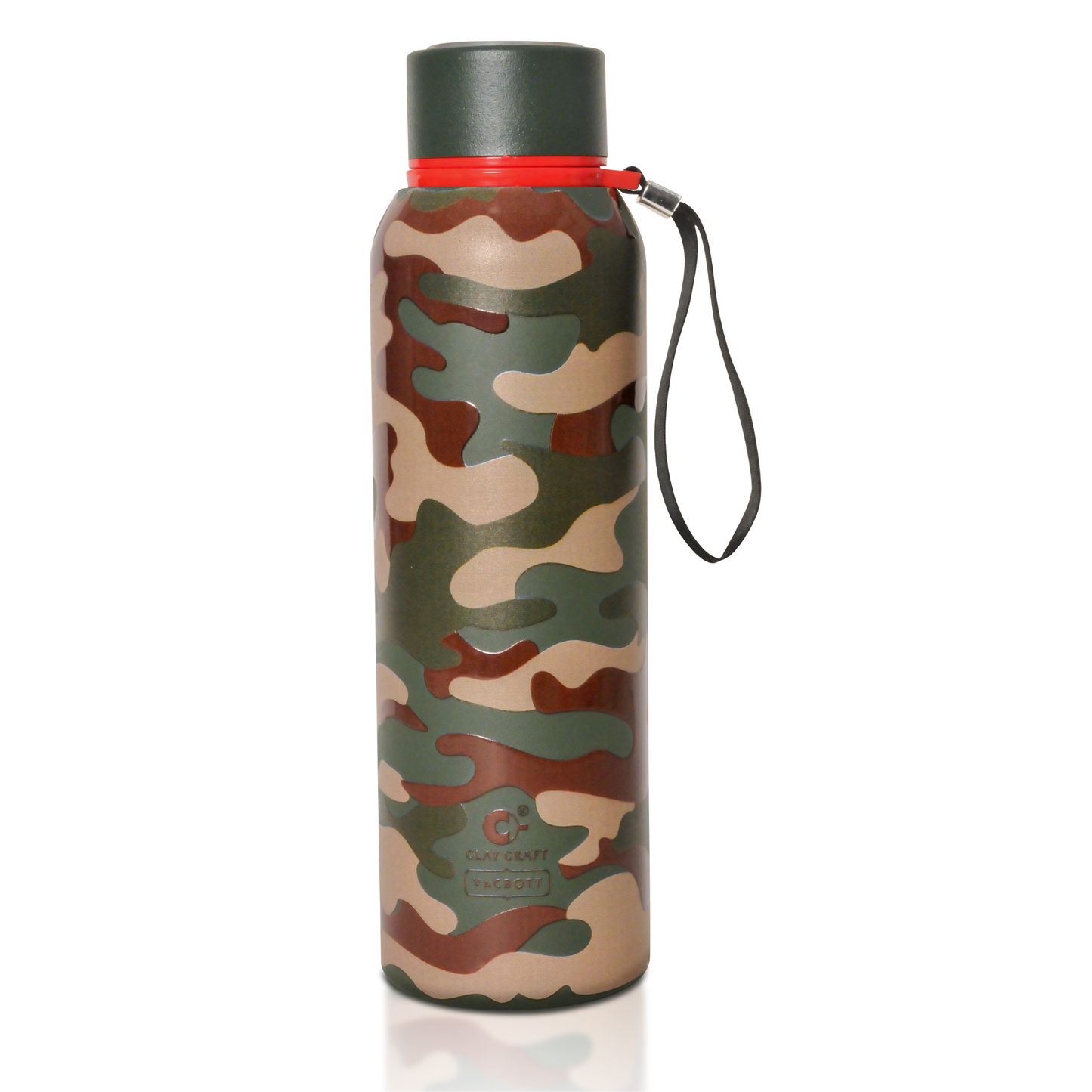 Vacbott Vacuum Bottle, Everest Military Double Walled 24 hours Cold & 18 hours Hot, 700ml