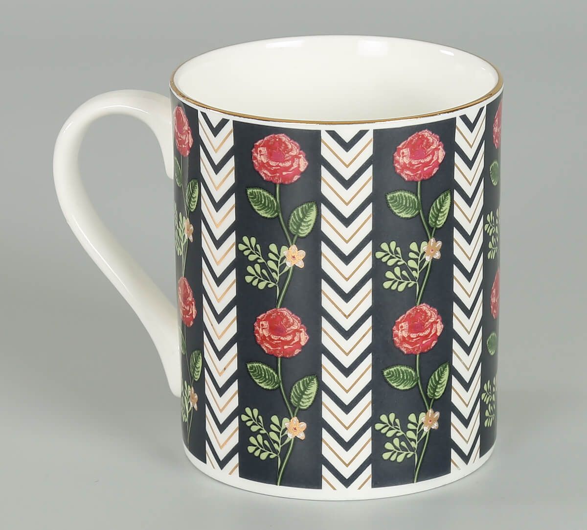 India Circus Gruidae's Trance Coffee & Milk Mug Set of 2, 360 ml