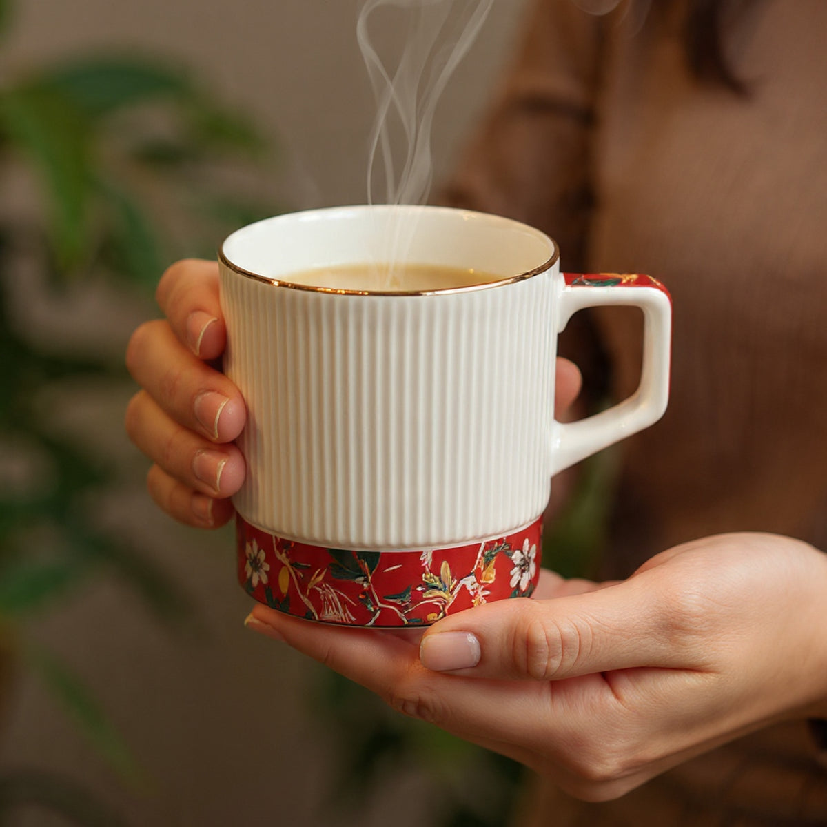 JCPL Charles Manor Coffee & Tea Mugs Set of 6, 230 ml (MS402)