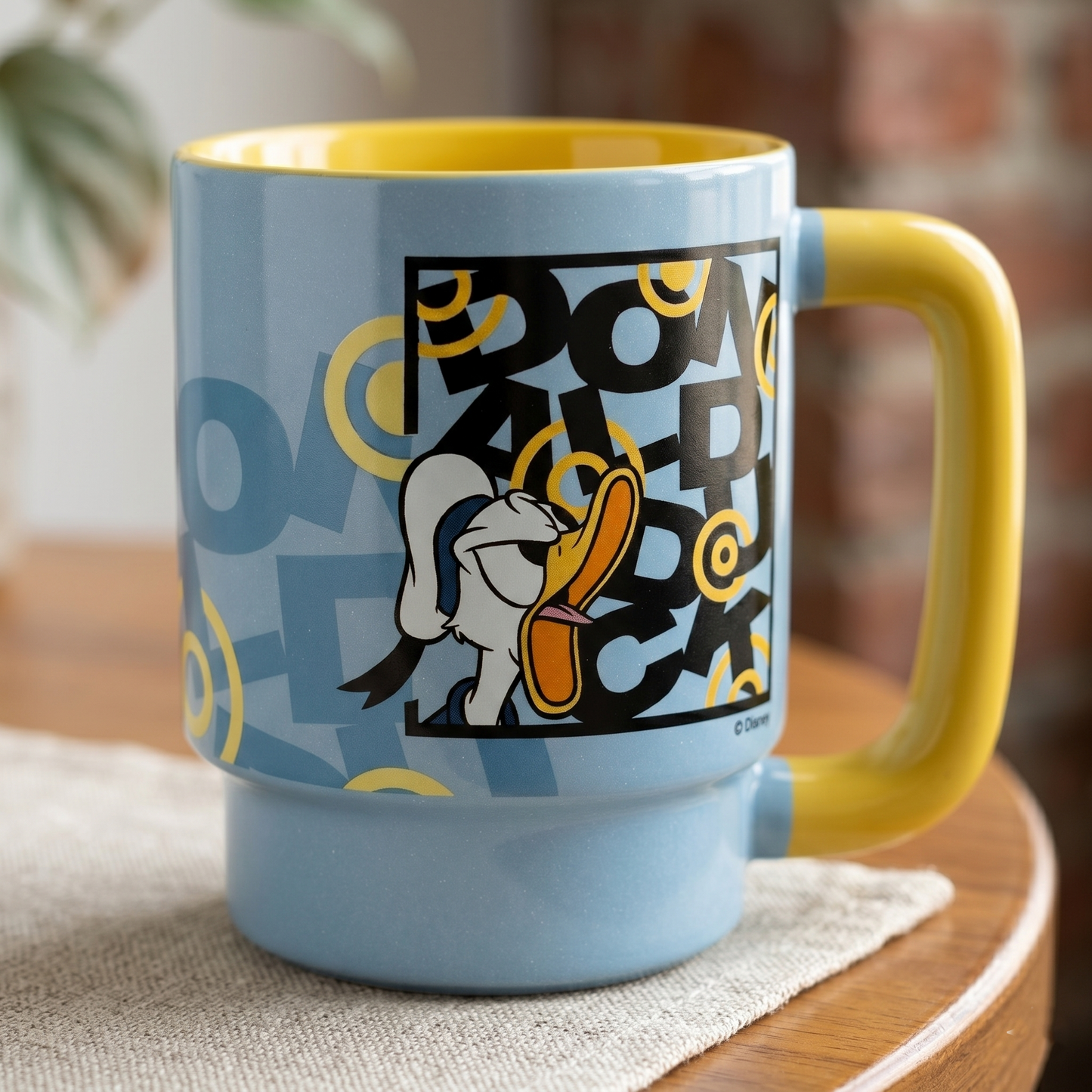 Disney Donald Duck Double-Sided Cartoon Print Pebble Coffee & Milk Mug – 1 Piece, 500ml