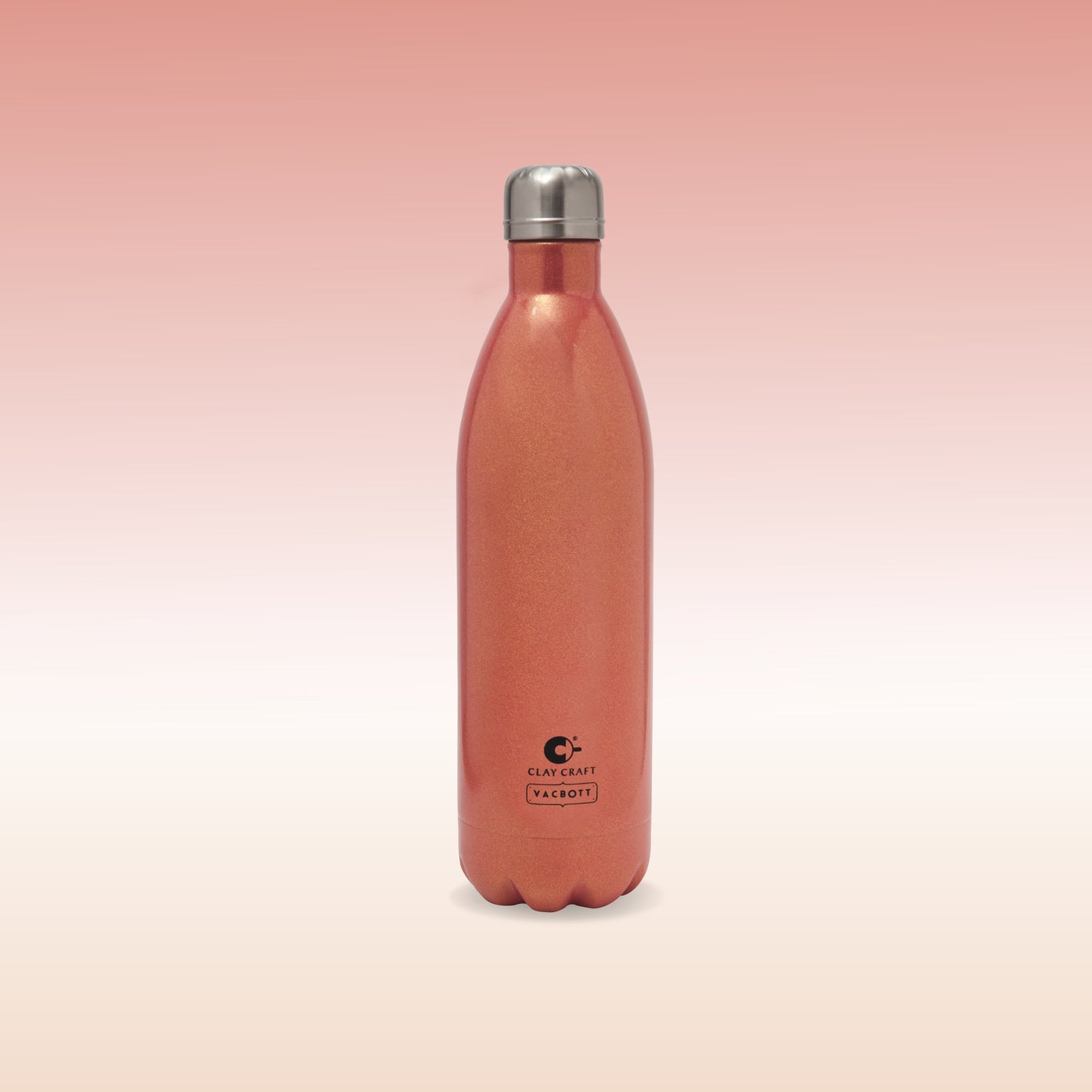 Vacbott Fiesta Vacuum Insulated Double Walled Combo Water Bottle 18 Hrs Hot & 24 Hrs Cold Stainless Steel Flask, BIS Certified, Set of 2, 500/1000ml