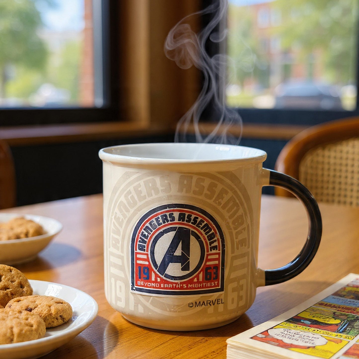 Disney Marvel Avengers Assemble Pebble Coffee & Milk Mug, 1 Piece, 400ml