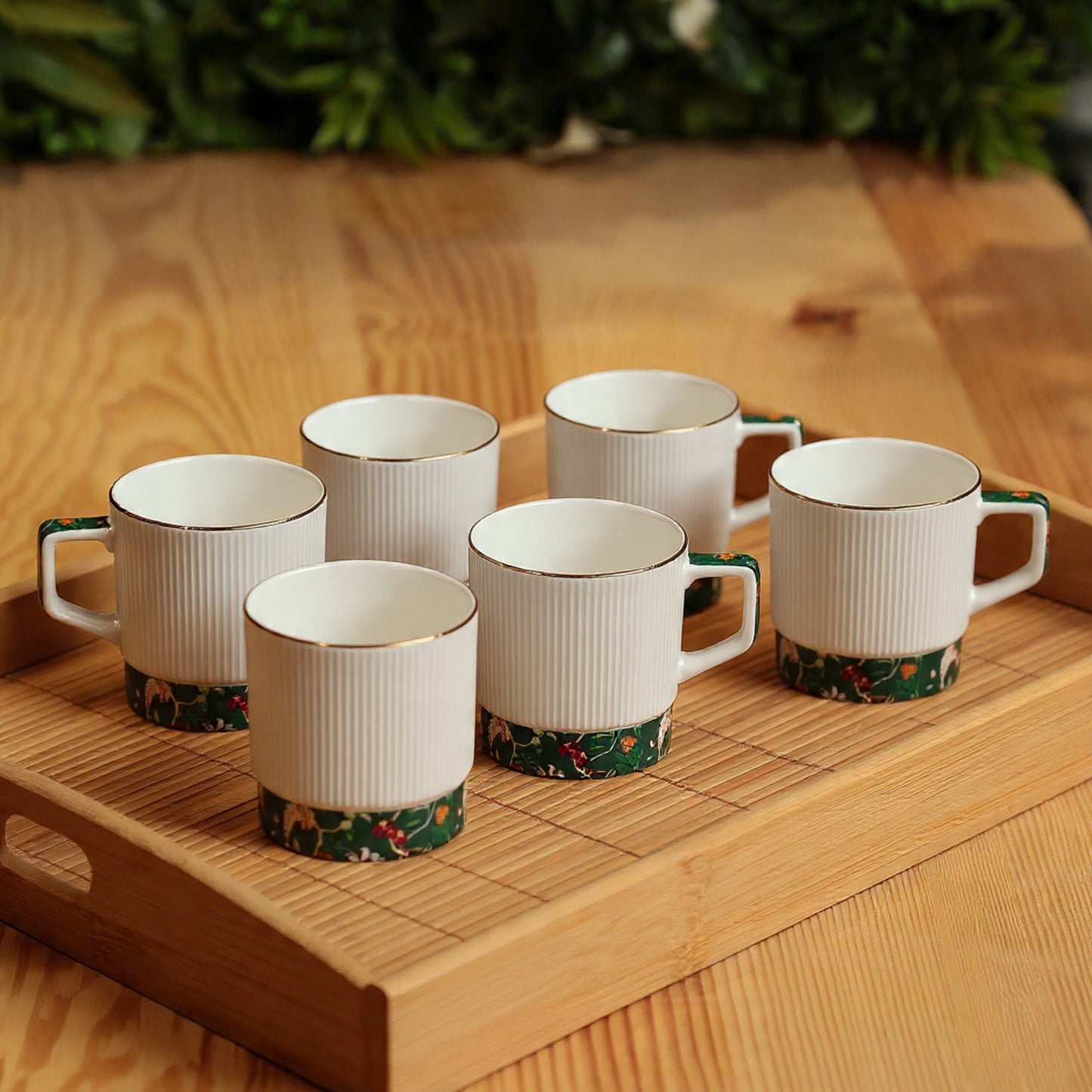 JCPL Charles Manor Coffee & Tea Mugs Set of 6 (MS401)
