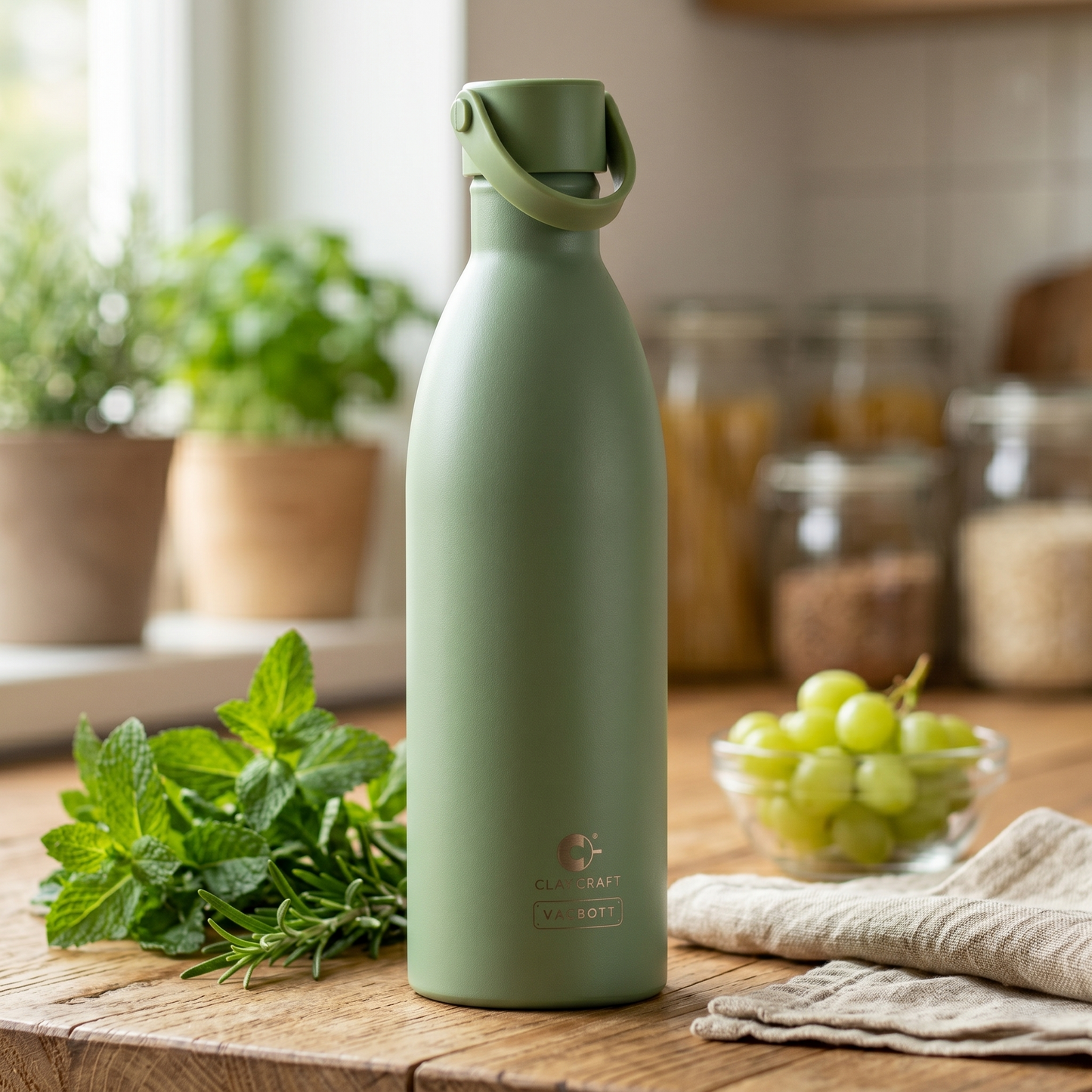 Vacbott Meko Neon Vacuum Insulated Double Walled Water Bottle 18 Hrs Hot & 24 Hrs Cold Stainless Steel Flask, BIS Certified, 680ml