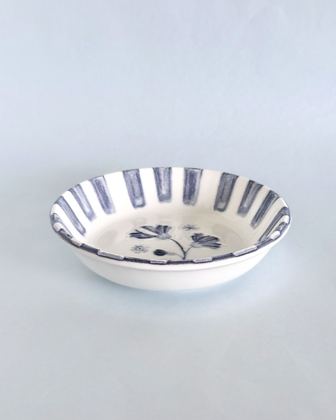 Magique By The Wishing Chair X Clay Craft, Blue Orchard Textures Charlie 25 Cm Platter & Bowl Set