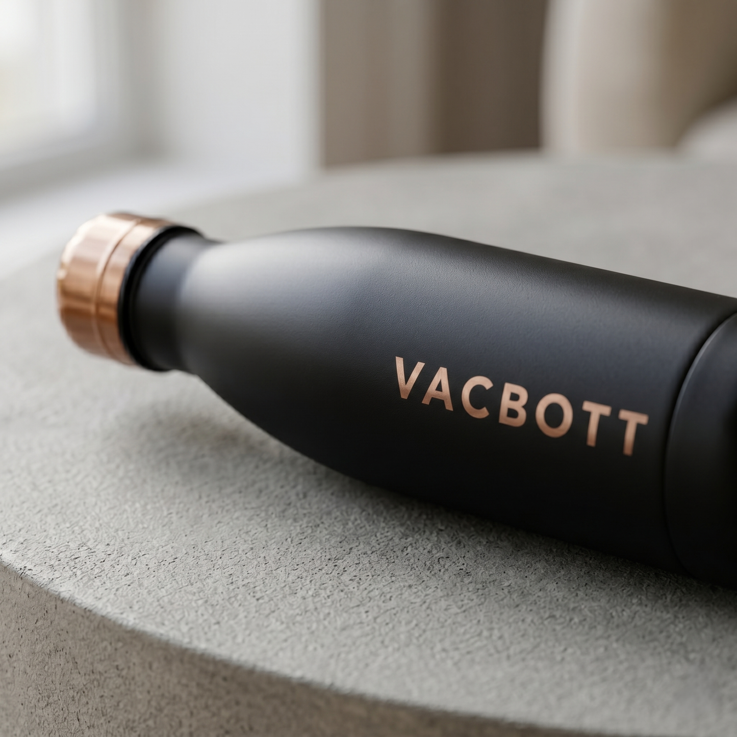 Vacbott Stark Vacuum Insulated Double Walled Water Bottle 18 Hrs Hot & 24 Hrs Cold Stainless Steel Flask, BIS Certified, 500ml