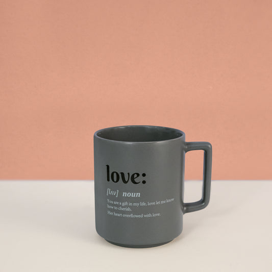 Cleo Love Definition Pebble Milk Mug - 1 Pc - 400 ml (Cleo C04)