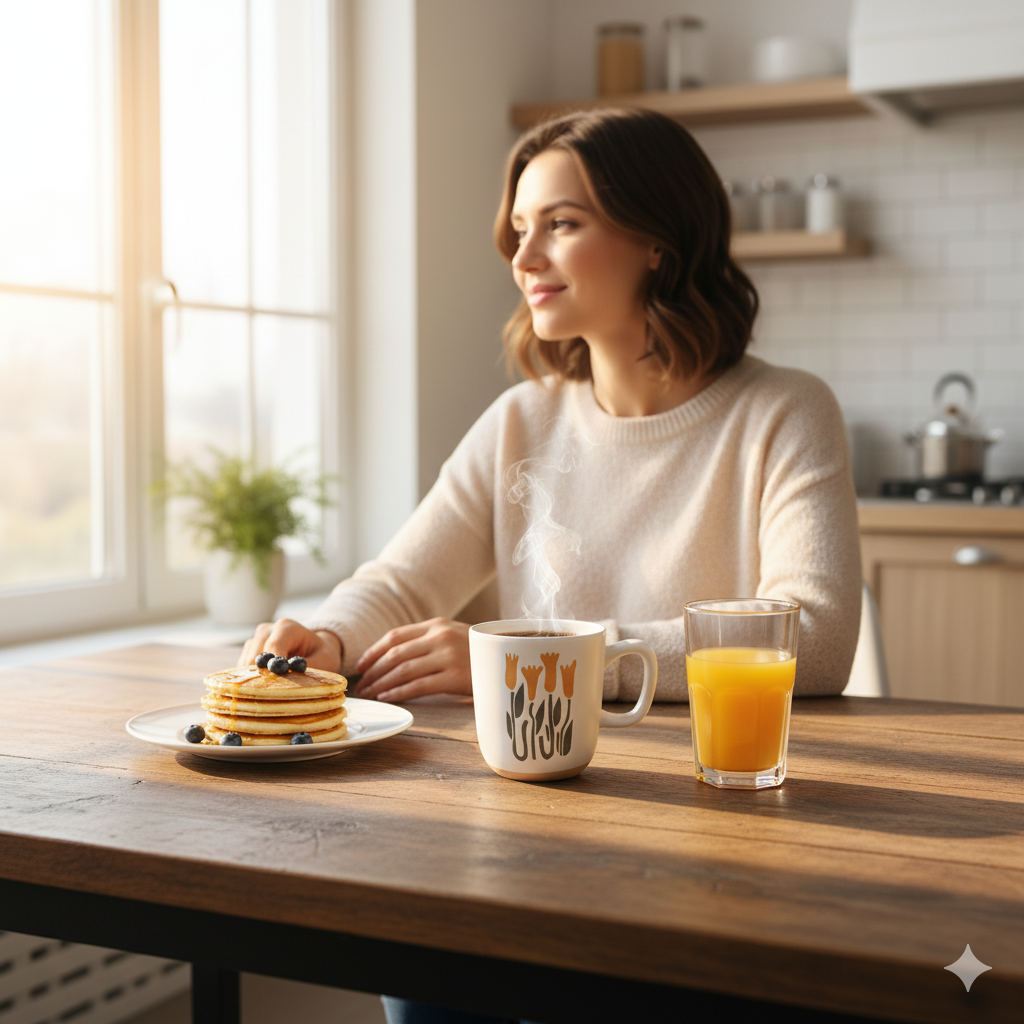 Martha Pebble Milk/Coffee Mug - 1 Pc - 360 ml (Martha M01)