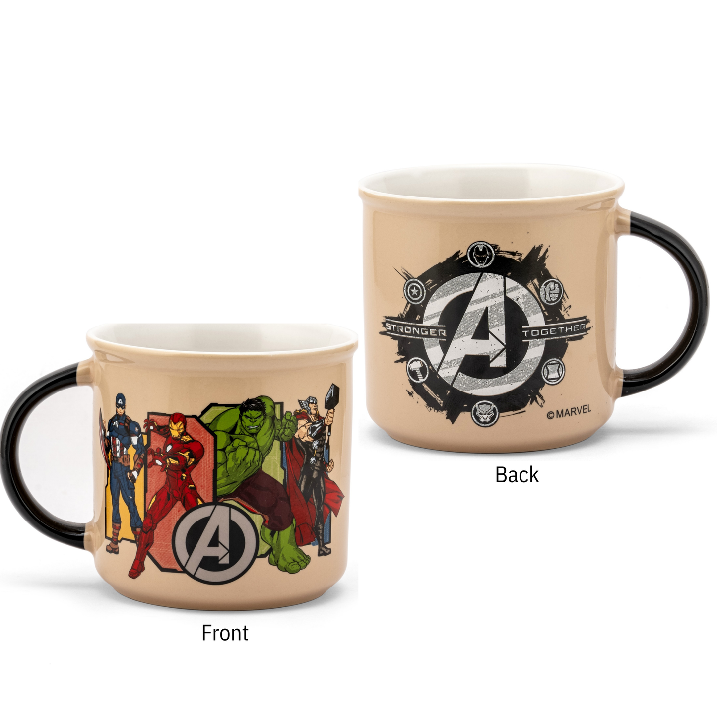 Disney Marvel Avengers Assemble Pebble Coffee & Milk Mug – 1 Piece, 400ml