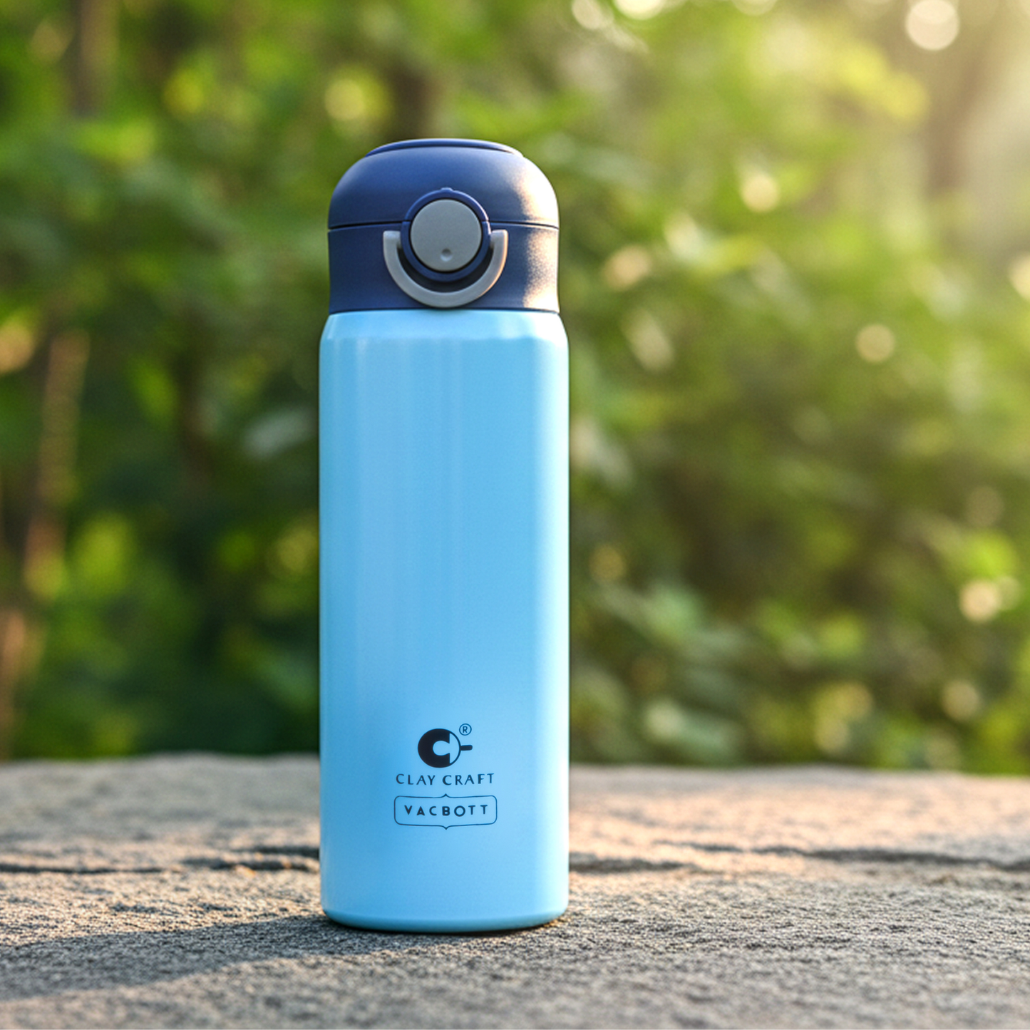 Vacbott Sonic Pro One-Touch Lid Vacuum Insulated Double Walled Water Bottle 18 Hrs Hot & 24 Hrs Cold Stainless Steel Flask, BIS Certified, 500ml