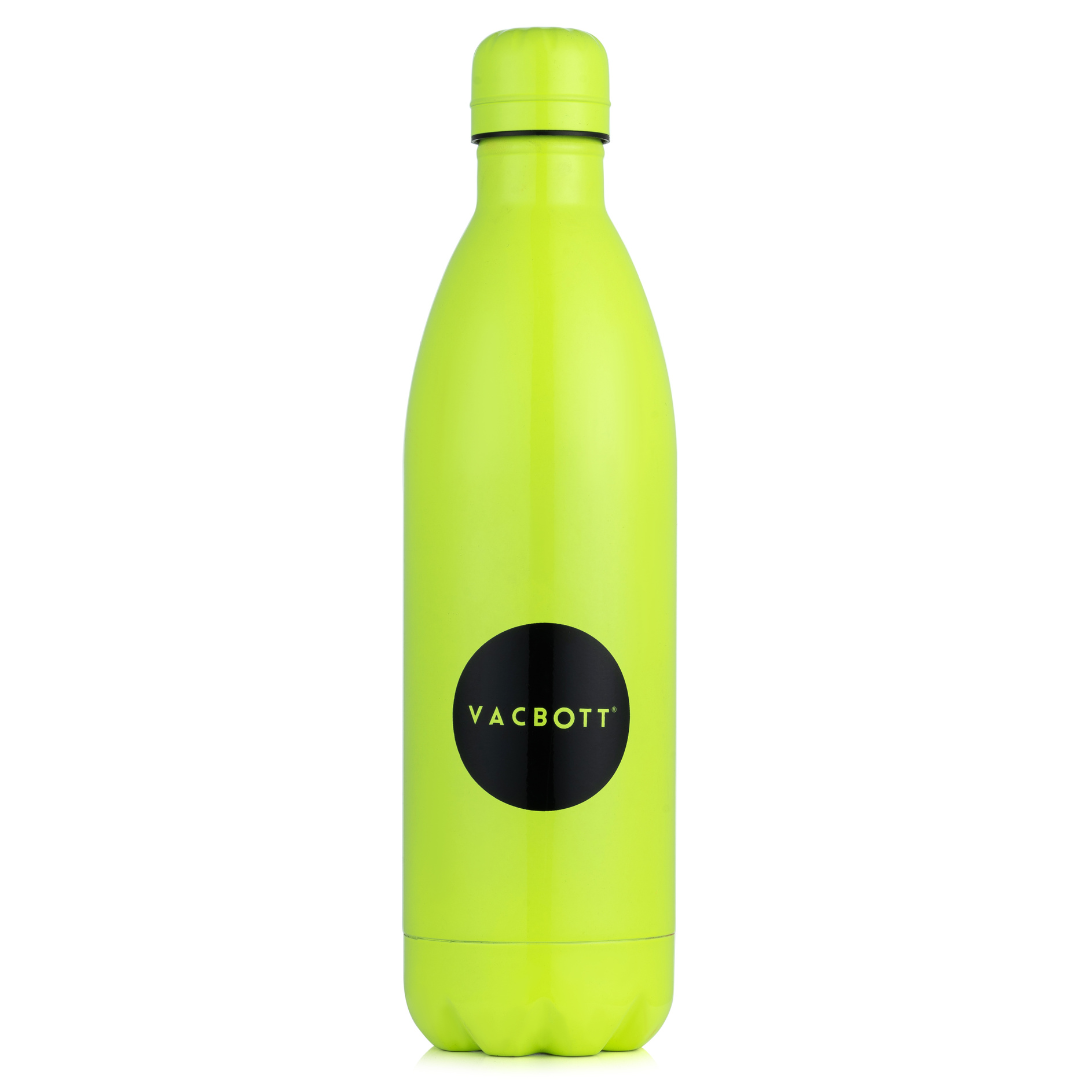 Vacbott Vaccum Bottle, Stark Neon Double Walled 24 Hours Hot and Cold Water Bottle, 500ml/1000 ml