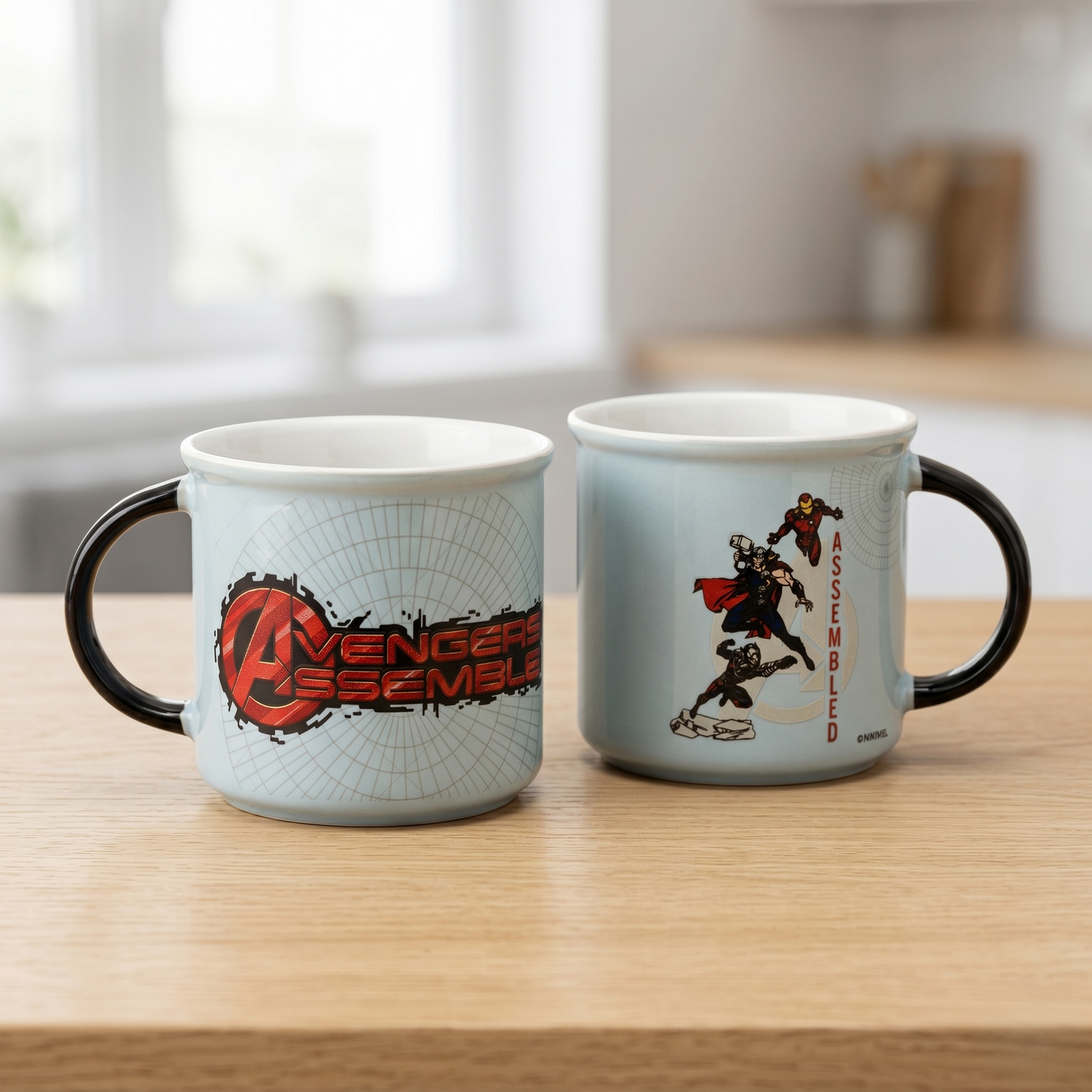 Disney Marvel Avengers Captain America Pebble Coffee & Milk Cup - 1 Piece, 400ml