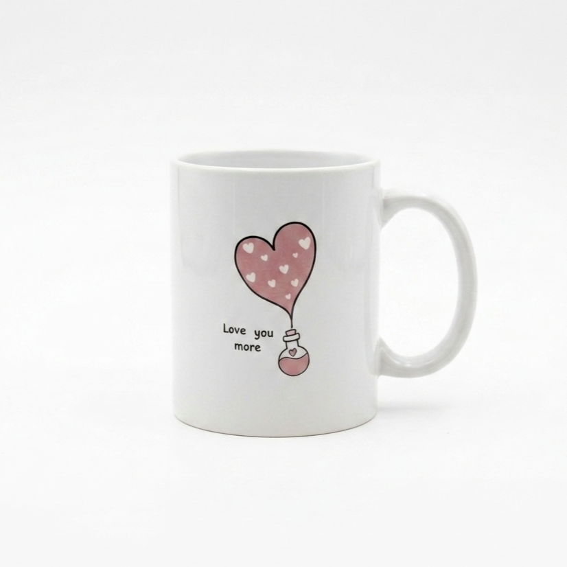Swing Pebble Ceramic Coffee & Milk Mug with Printed Quotes, 350ml, (PB380)