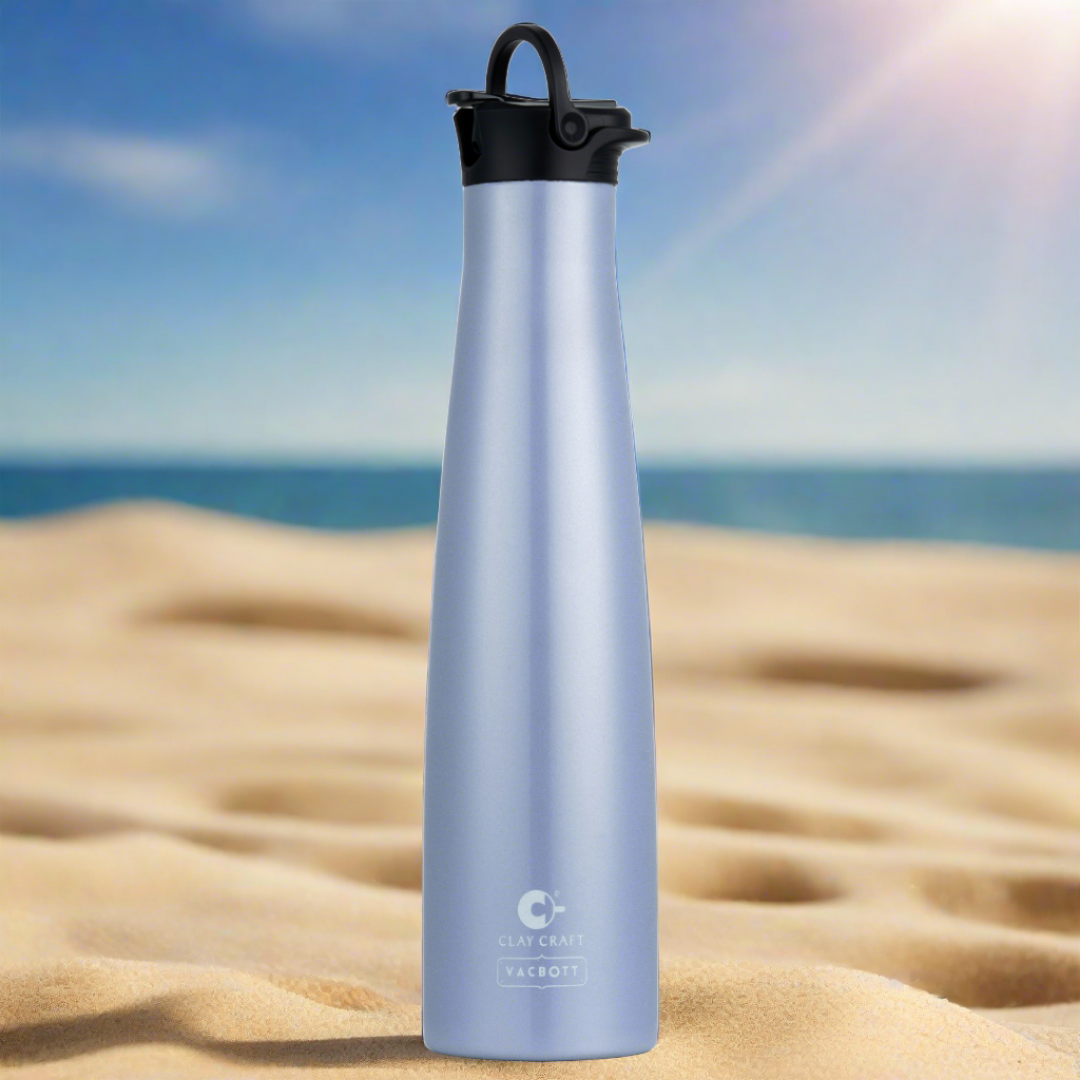 Vacbott  Vacuum Bottle, Vega Double Walled 24 Hours Hot and Cold Water Bottle, BIS Certified, 650ml