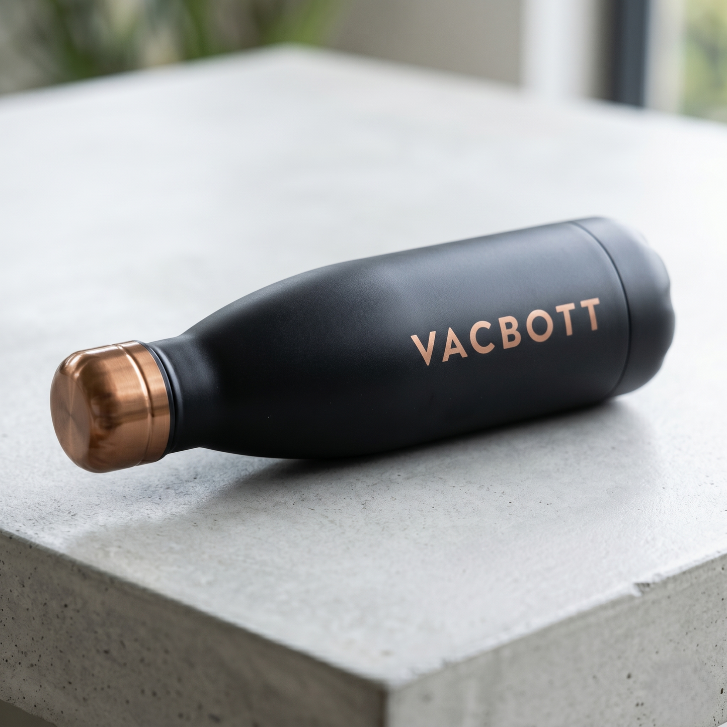 Vacbott Stark Vacuum Insulated Double Walled Water Bottle 18 Hrs Hot & 24 Hrs Cold Stainless Steel Flask, BIS Certified, 500ml