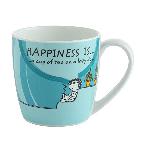 Happiness Is... Alton Medium Coffee Mug Tea Cups 210ml, Set of 4