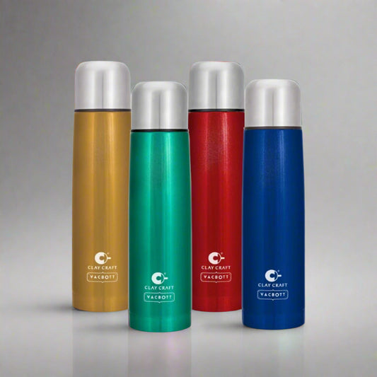 Vacbott Vaccum Bottle, Terra Double Walled 24 Hours Hot and Cold Water Bottle, BIS Certified