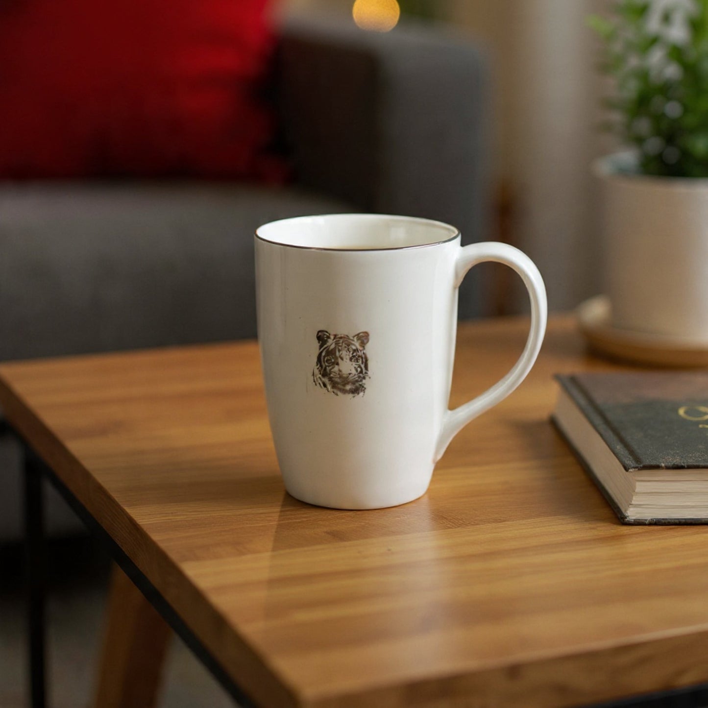 JCPL Orion Clark Tiger Milk & Coffee Mugs, 1 Pcs