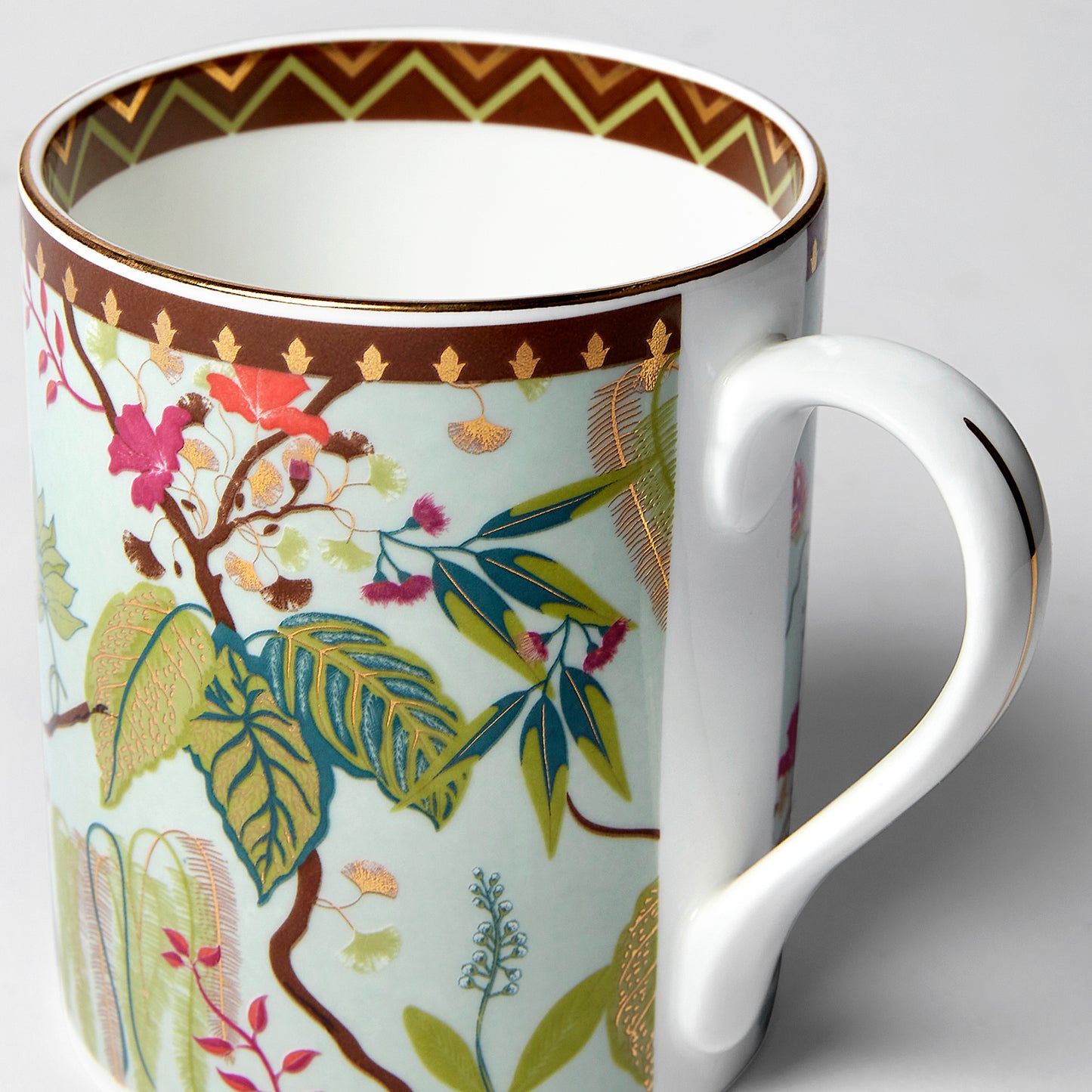 India Circus Grandeur Green Swing Milk Mug Set of 2