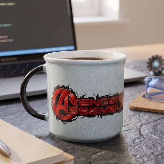 Disney Marvel Avengers Captain America Pebble Coffee & Milk Cup - 1 Piece, 400ml