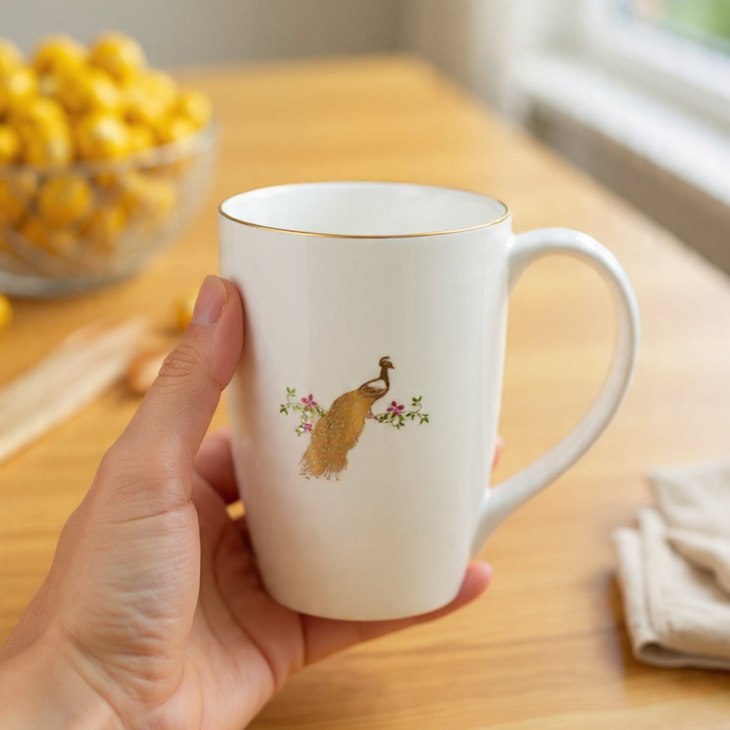 JCPL Orion Pristine Milk & Coffee Mugs, 1 Pcs, 280 ml (PS406)
