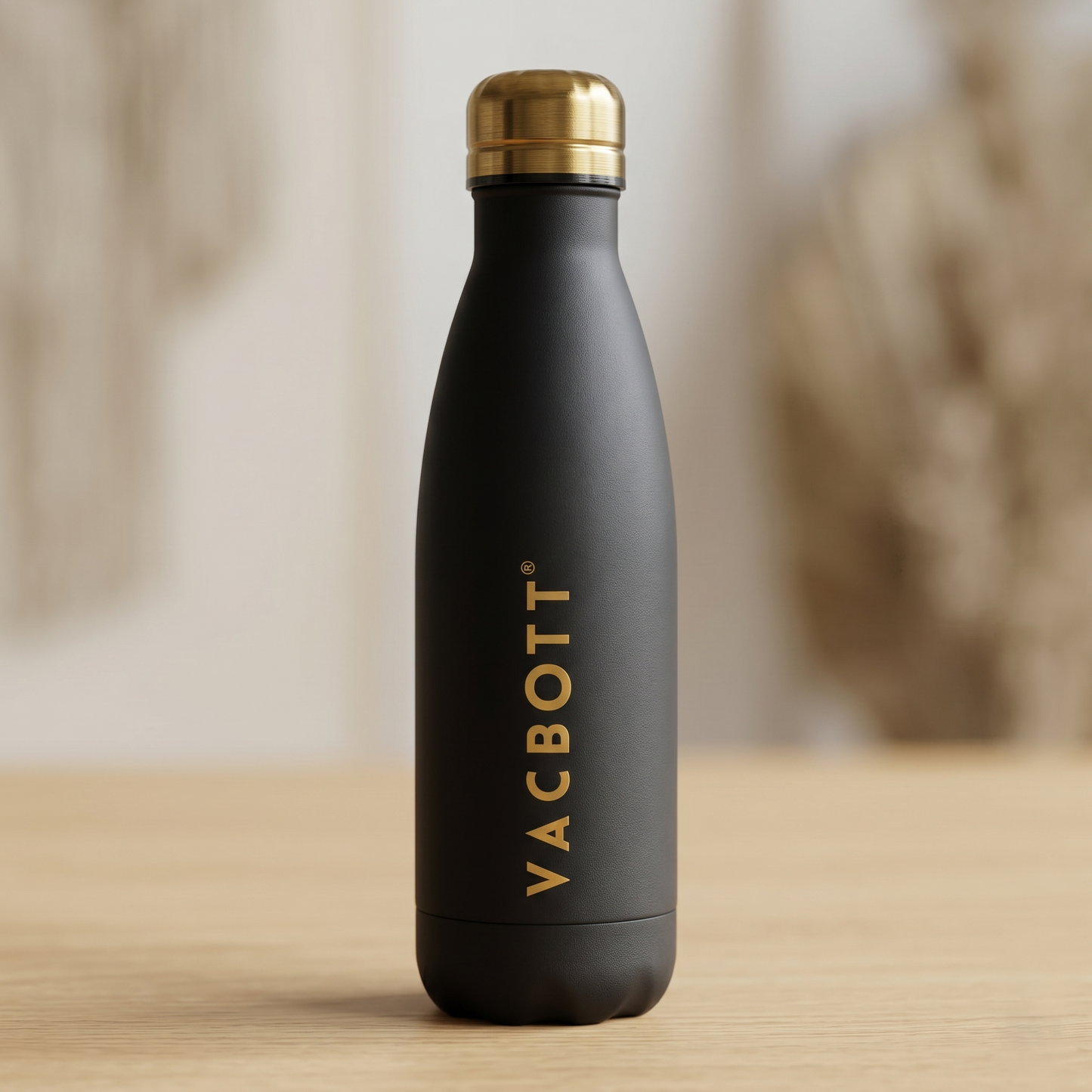 Vacbott Stark Vacuum Insulated Double Walled Water Bottle 18 Hrs Hot & 24 Hrs Cold Stainless Steel Flask, BIS Certified, 500ml