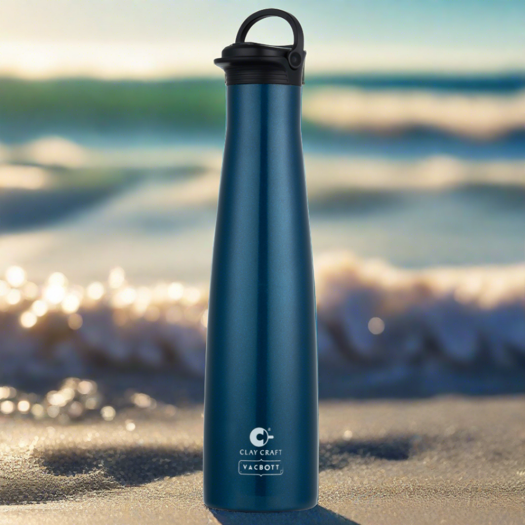 Vacbott  Vacuum Bottle, Vega Double Walled 24 Hours Hot and Cold Water Bottle, BIS Certified, 650ml