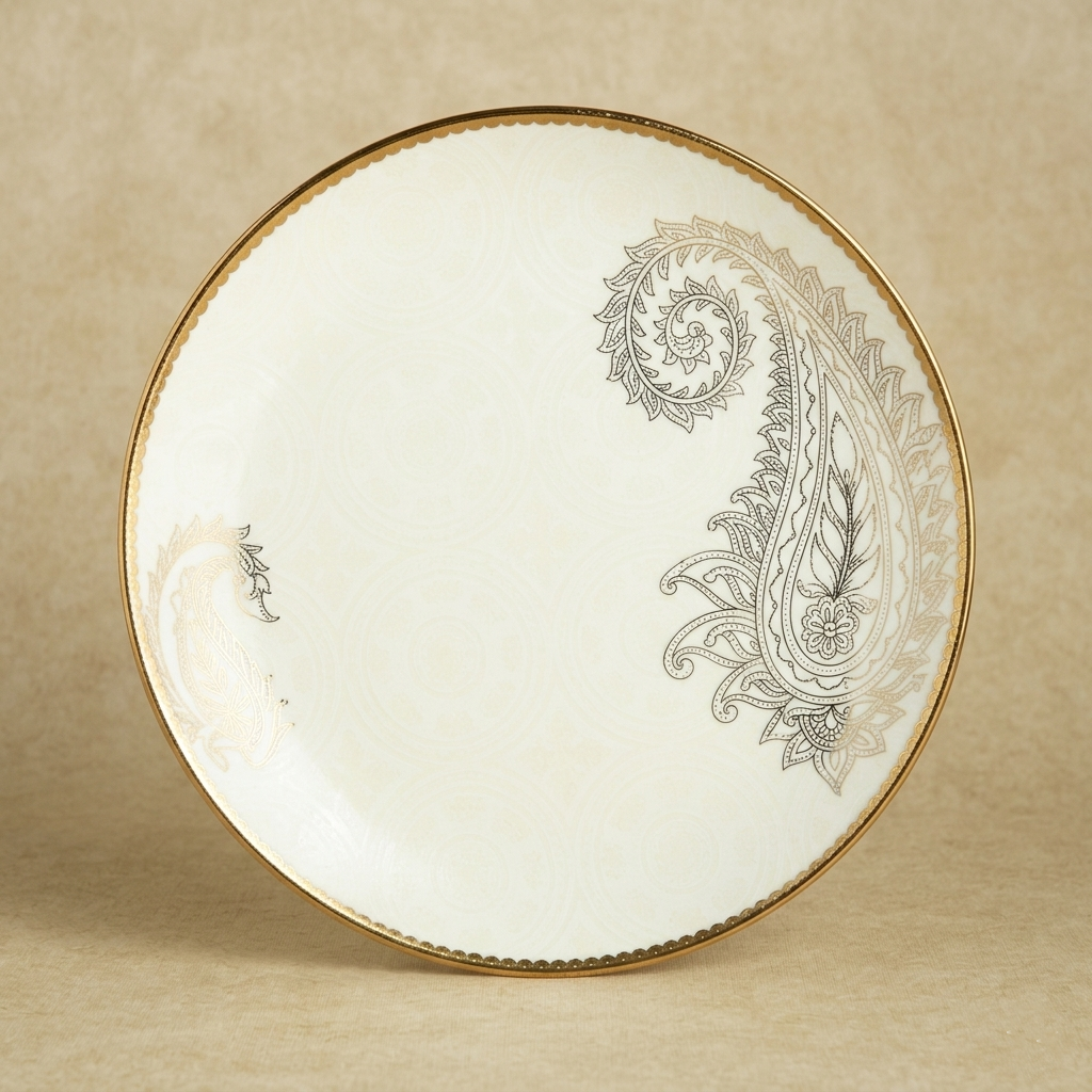 Clay Craft Urmi Ebony Dinner Set of 40 Pcs (DLX-701)