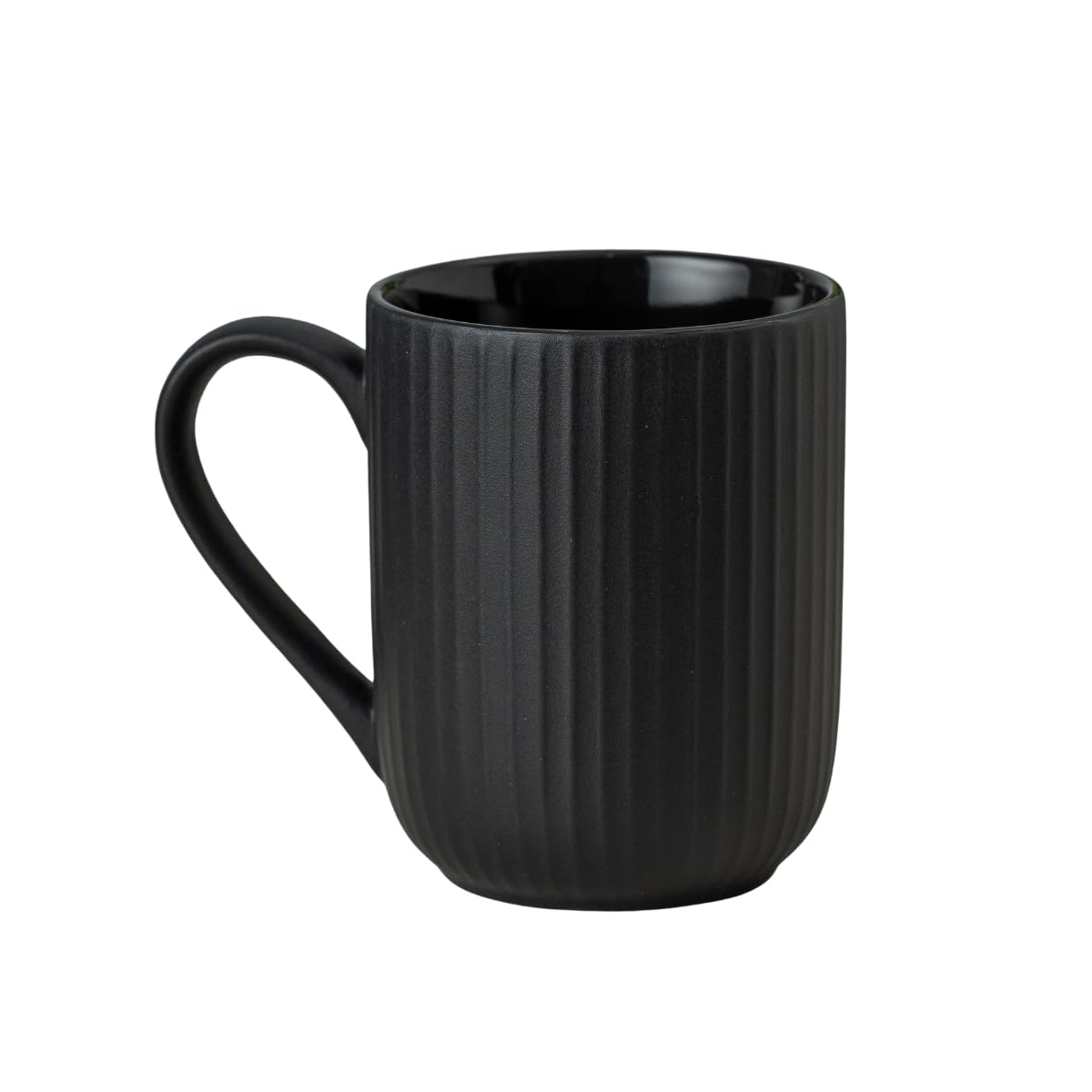 Linea Pebble Black Coffee/ Milk Mug, 1 Piece, 360 ml