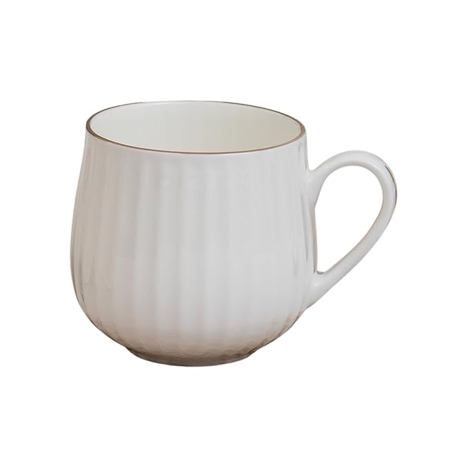 Clay Craft Julie Impression Coffee Mugs Set of 6, 210 ml (1101)