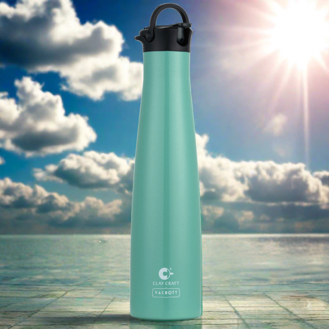 Vacbott  Vacuum Bottle, Vega Double Walled 24 Hours Hot and Cold Water Bottle, BIS Certified, 650ml