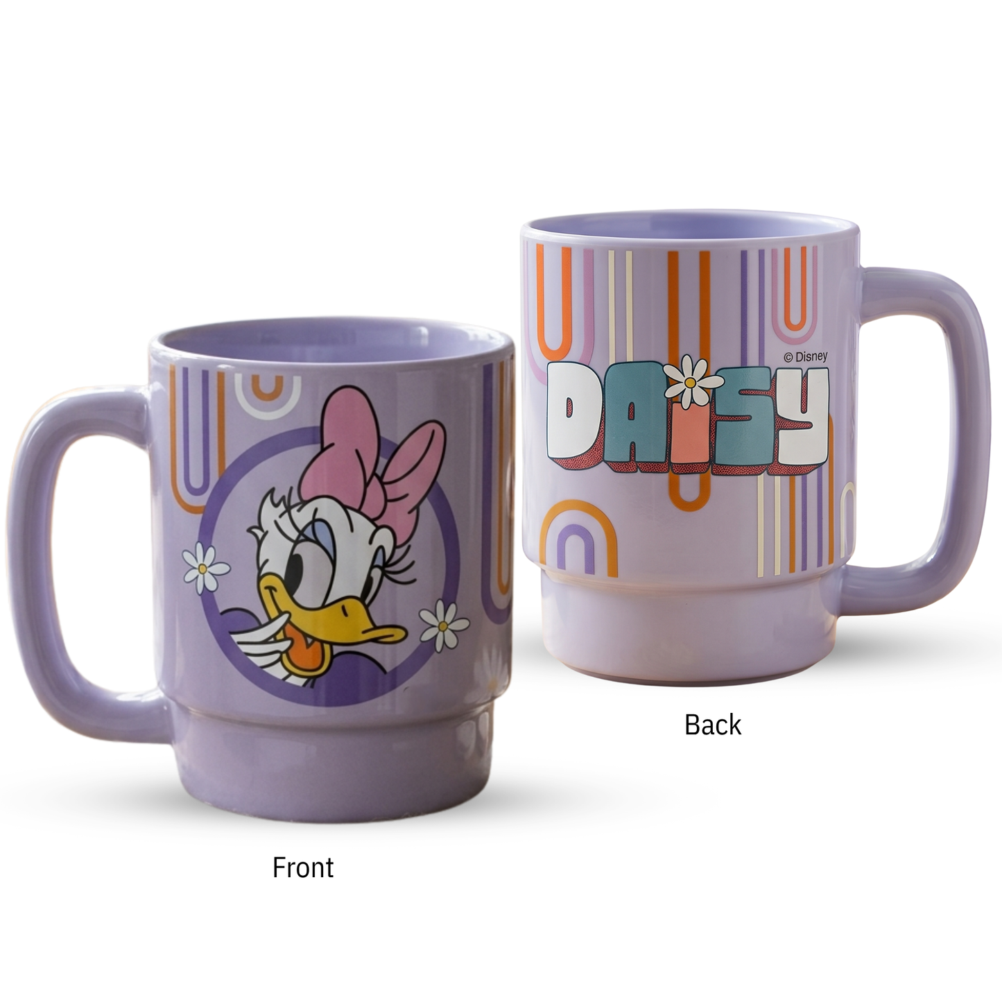 Disney Donald Duck Double-Sided Cartoon Print Pebble Coffee & Milk Mug – 1 Piece, 500ml