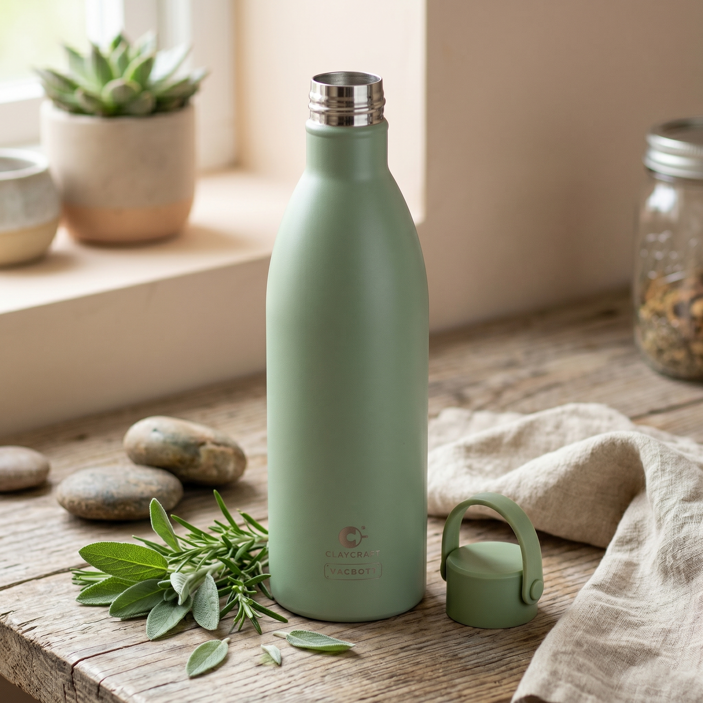 Vacbott Meko Neon Vacuum Insulated Double Walled Water Bottle 18 Hrs Hot & 24 Hrs Cold Stainless Steel Flask, BIS Certified, 680ml