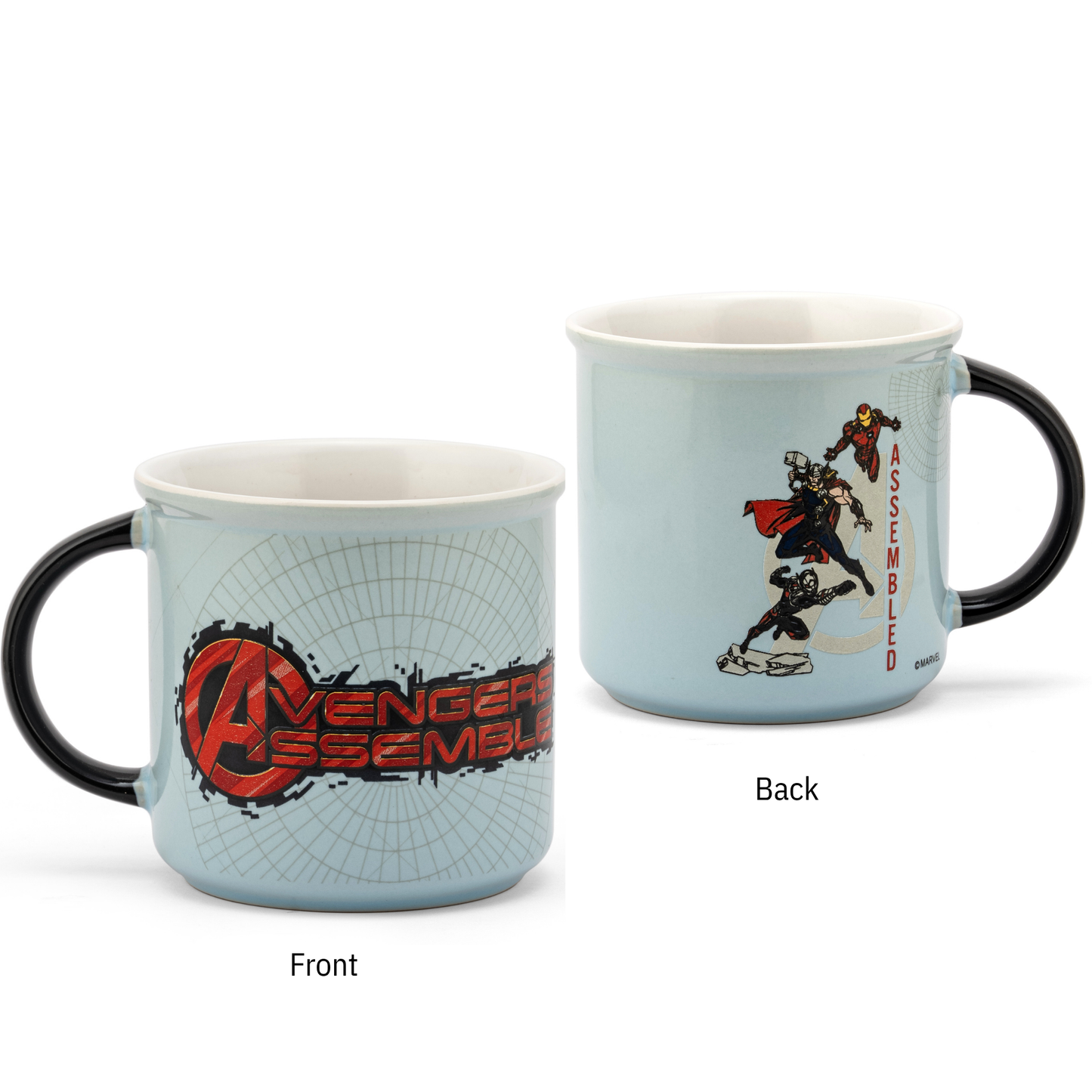 Disney Marvel Avengers Captain America Pebble Coffee & Milk Cup - 1 Piece, 400ml