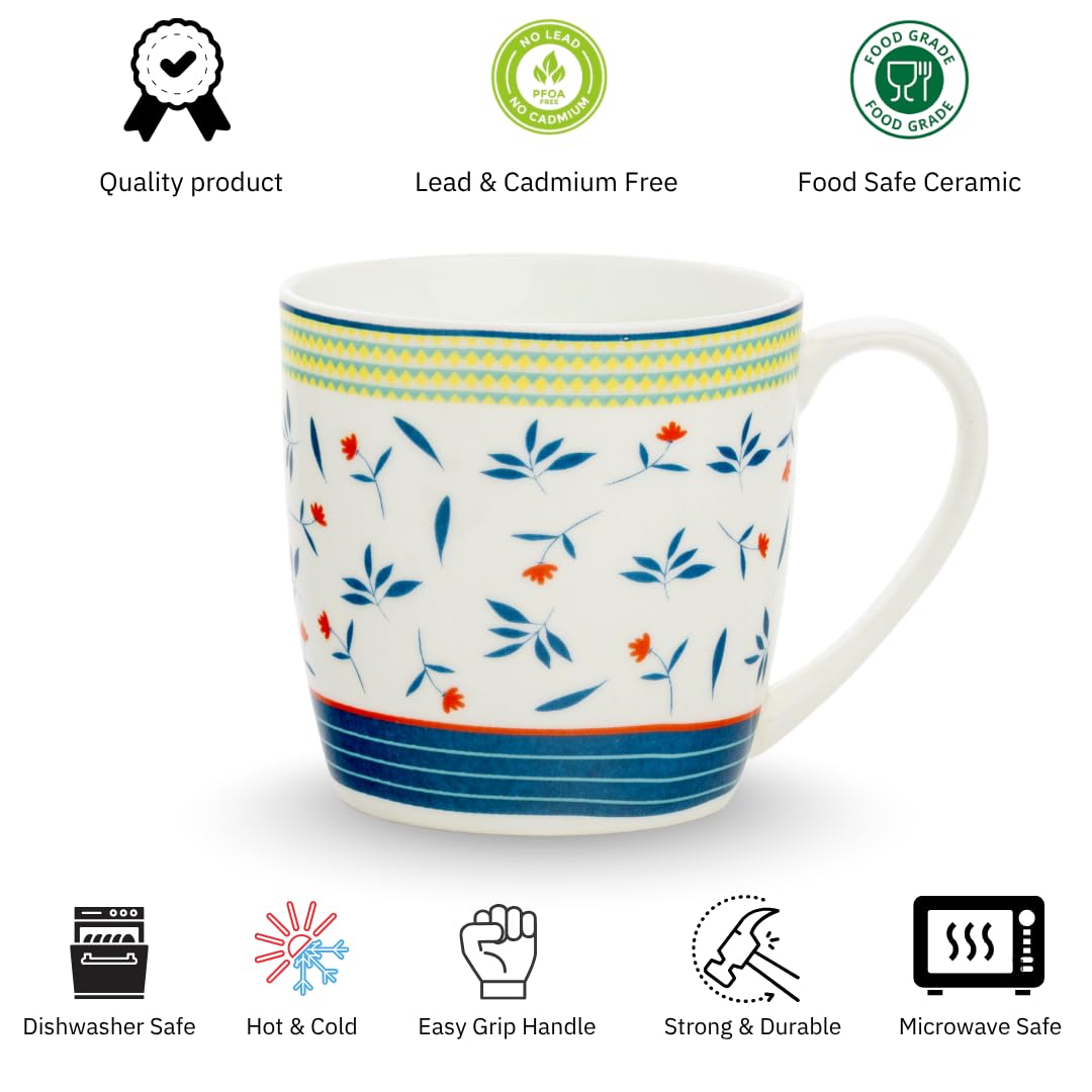 CLAY CRAFT COFFEE MUG CARPET SERIES SET OF 6 PCS