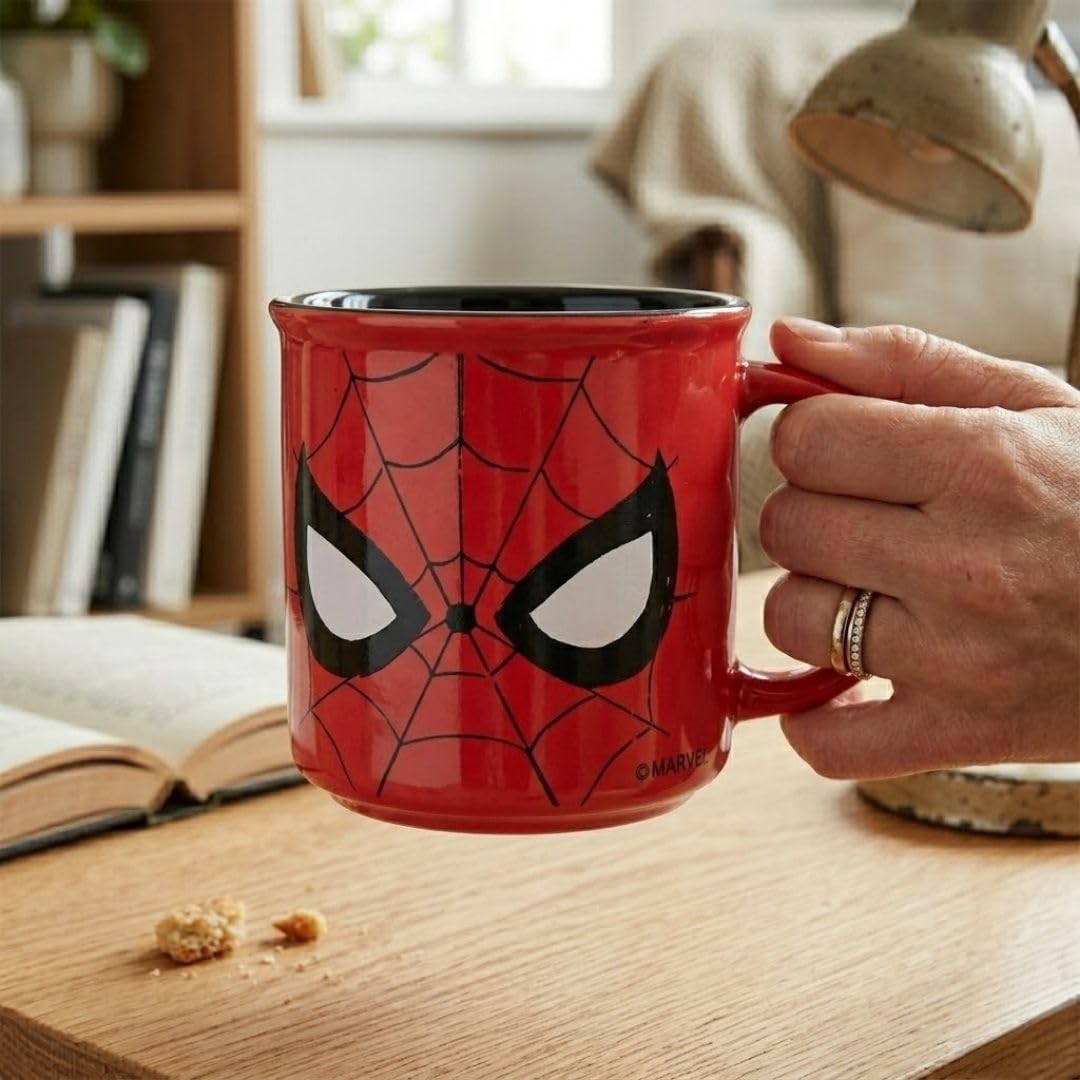 Disney Marvel Spider Man Red Black Coffee & Milk Mug – 1 Piece