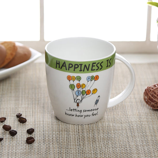 Happiness Letting Someone Coffee/ Milk Mug 270ml 1 Piece