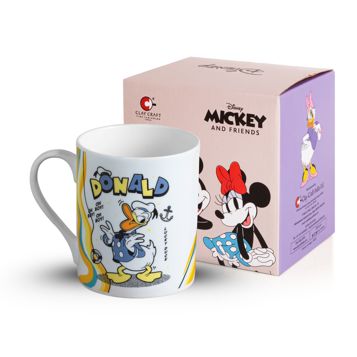 Disney Donald Duck Cartoon Print  Coffee & Milk Mug 1 Piece (360ml)