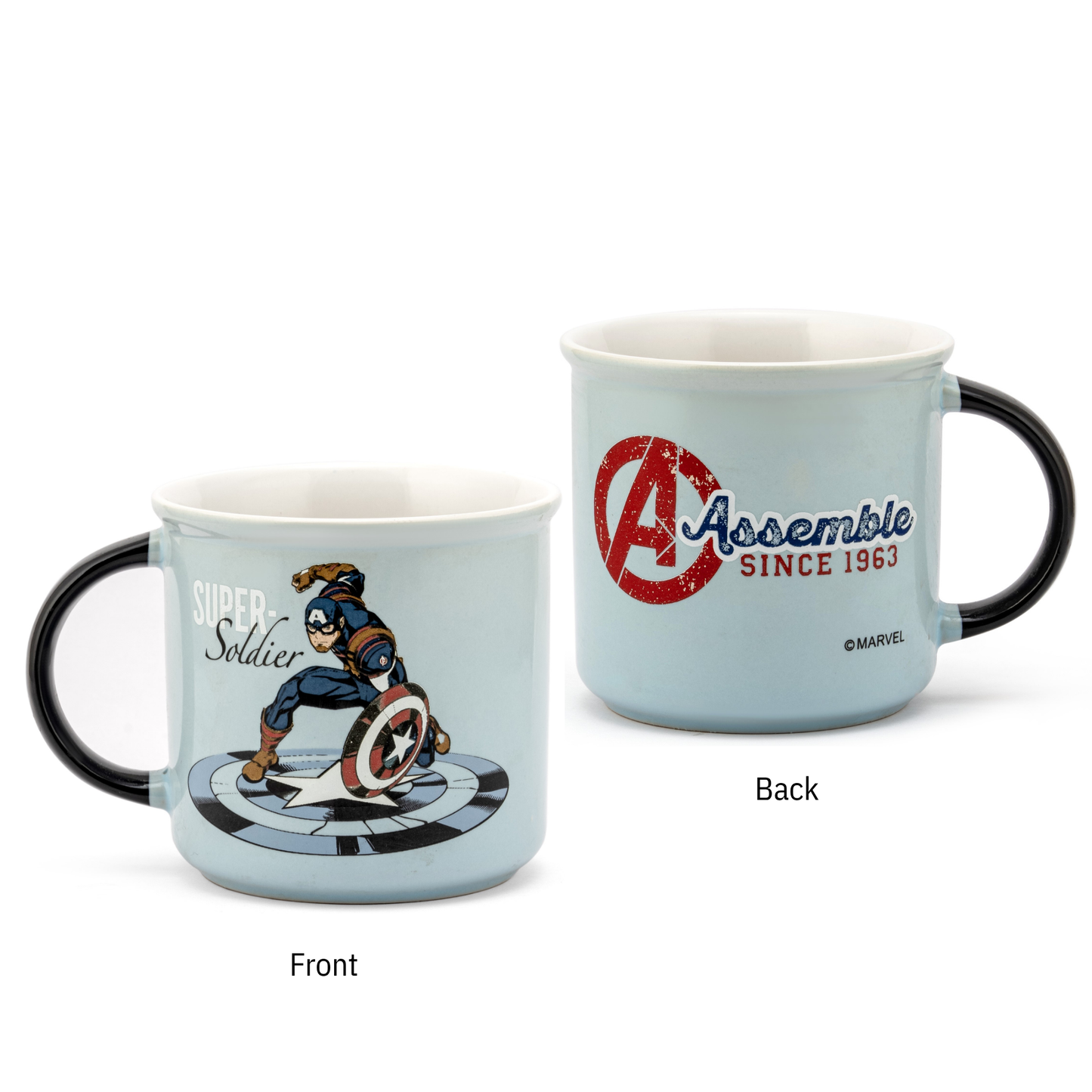 Disney Avengers Super Soldier Pebble Coffee & Milk Mug – 1 Piece, 400ml