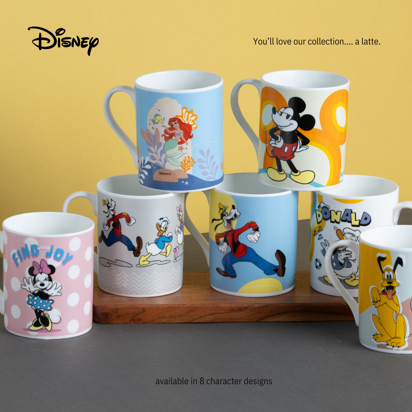 Disney Mickey Mouse Cartoon Print  Coffee & Milk Mug 1 Piece (360ml)
