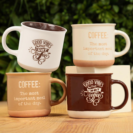Clay Craft Selas Pebble Milk/Coffee Mug - 1 Pc - 350 ml