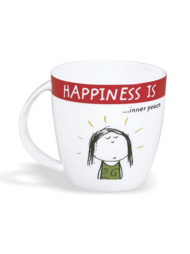 Happiness Inner Peace Coffee/ Milk Mug 270ml 1Piece